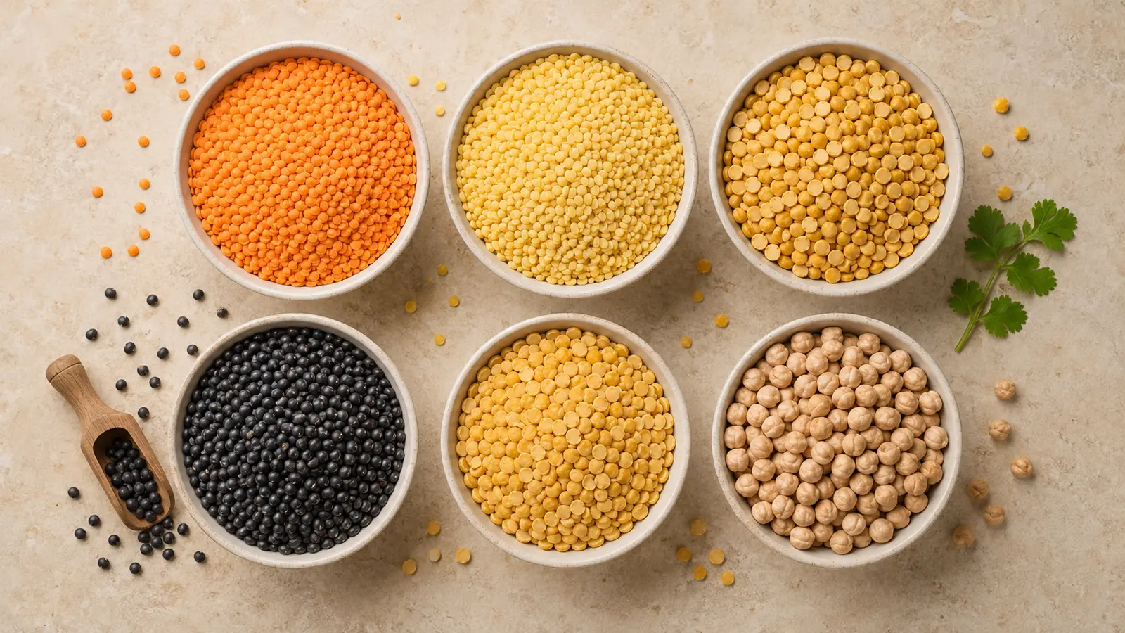 Bowls of Indian lentils, dal and chickpeas available by pre-order in Iceland